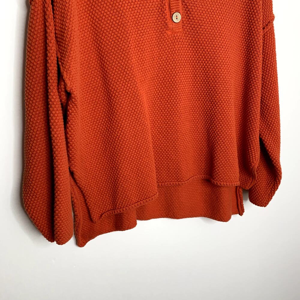 Free People Ribbed Knit Two-Piece Set in Rust - Picture 4 of 16